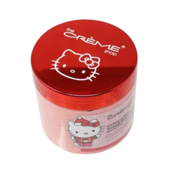 Hello Kitty X The Crème Shop Exfoliating Peppermint Sugar Scrub, Cute Red Jar - Picture 1 of 5